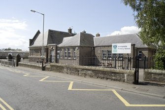 View of school entrance from North East.