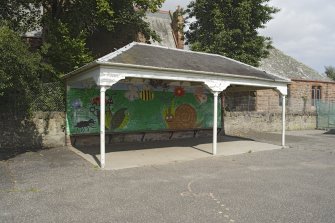 Detail of shelter from South West.