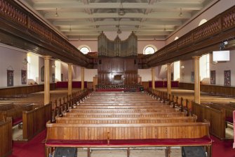 View of church interior from East.