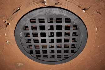 Auditorium. Detail of roof ventilator.