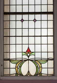 Detail of stained glass.