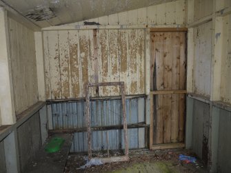 Interior of the waiting room at the former Glencarron railway station