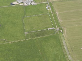 Oblique aerial view of Hall of Clestrain, Clestrain, looking SWW.