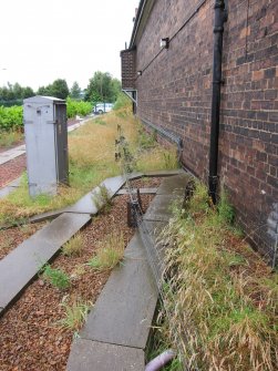 View of east side of box showing signal operating wires.