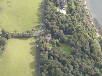 Oblique aerial view of Easterheughs House, looking to the E.