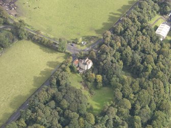 Oblique aerial view of Easterheughs House, looking to the NE.