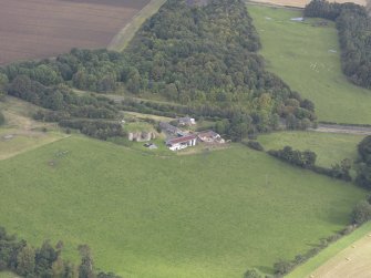 Oblique aerial view of Crichton House, looking to the NE.