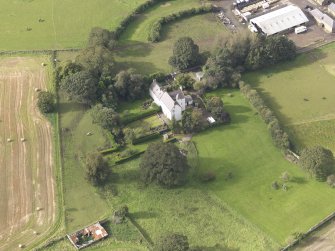 Oblique aerial view of Crichton House, looking to the WSW.