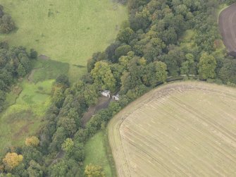 Oblique aerial view of The Lion's Gate, looking to the NNW.