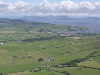 General oblique aerial view of Campbeltown, looking NNE.