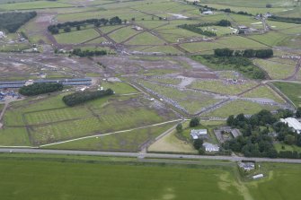 General oblique aerial view of the aftermath of T in the Park, looking N.