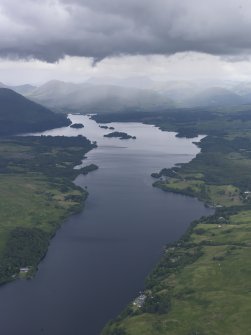General oblique aerial view of Loch Awe, looking NE.