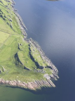 Oblique aerial view of Dunagoil, looking SSE.