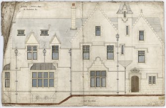 East elevation
Title: Kyllachy Inverness-shire.  William Macintosh, Esq