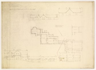 Plans, sections and elevations showing additions and alterations and including details of drainage.