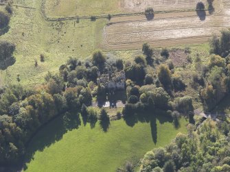 Oblique aerial view of Cambusnethan House, taken from the N.