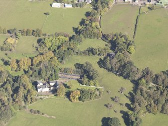 Oblique aerial view of Waygateshaw Country House, taken from the SW.