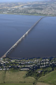 Oblique aerial view of Tay Bridge, taken from the SSE.