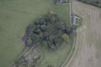 Oblique aerial view of Kincardine Castle, taken from the SW.