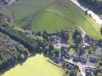 Oblique aerial view of Bellabeg House, taken from the NW.