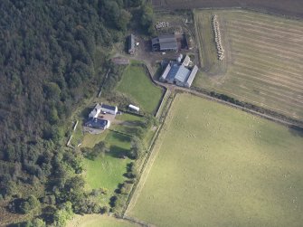 Oblique aerial view of Balnacraig House, taken from the WSW.