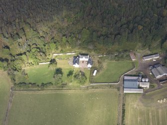 Oblique aerial view of Balnacraig House, taken from the S.