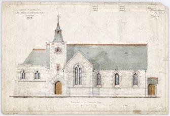 Elevation to Old Edinburgh Road
Delt W L Carruthers Architect Inverness 1896