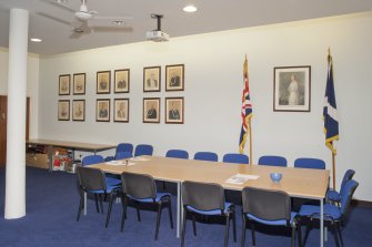 Interior. General view of main conference space.