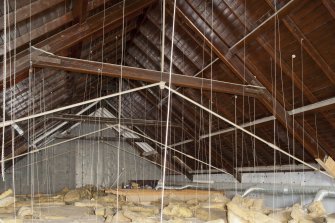 Interior. General view of roof space showing roof structure.