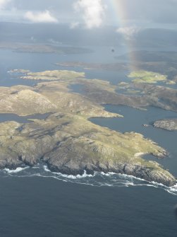 General oblique aerial view of Vementry, looking SE.