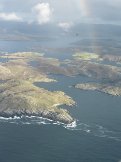 General oblique aerial view of Vementry, looking E.