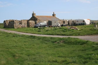 View of buildings from SW.