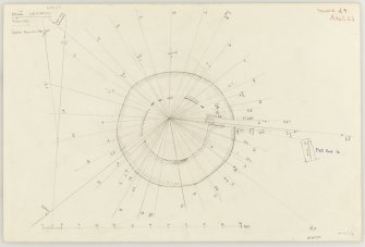 Plane-table survey (sheet 4 of 4); Craig Hill, fort and broch.