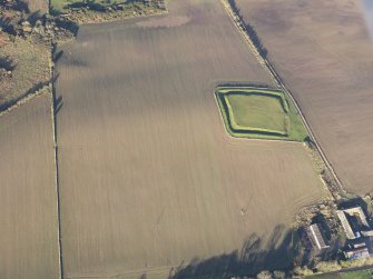 Oblique aerial view of Rispain Camp, looking NNW.