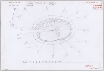 Plane-table survey: settlement at Tollishill Dod.