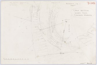 Plane-table survey: fort at Castle Hill (1 of 2).