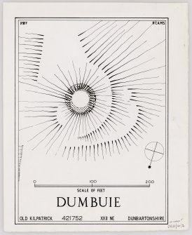 Inked plan: dun at Dumbuie.