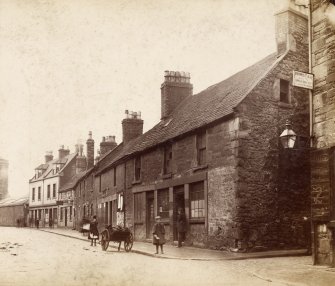 General view of street, Dundee, showing "Hair Dressing Saloon."
PHOTOGRAPH ALBUM NO: 47: DUNDEE ALBUM