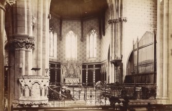 Interior view of the  Choir of Inverness Cathedral