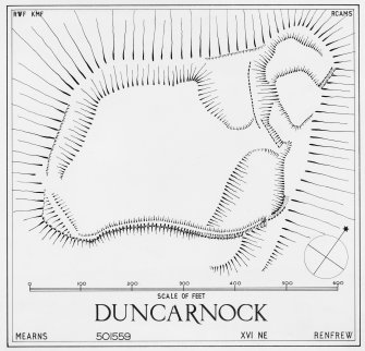 Inked plan: Duncarnock, fort.