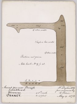 Plan of 'The Danes Pier', Stronsay.