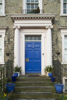 Front door from south.