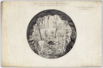 Sketch showing proposed Rock Garden, West Princes Street Garden, Edinburgh.