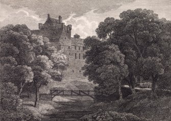 Engraving showing view of Cawdor Castle
Titled: 'CAWDOR CASTLE NAIRN-SHIRE.'