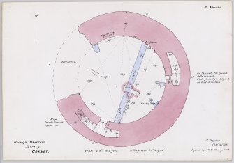 Plan of Oxtro broch.