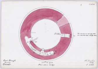 Plan of East Broch of Burray.