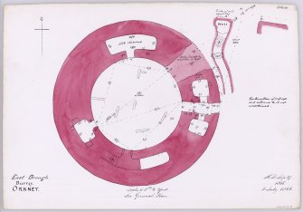 Plan of East Broch of Burray.