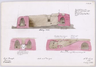 Sections of East Broch of Burray.