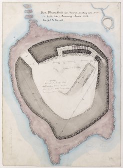 Site plan for Dun Baravat.