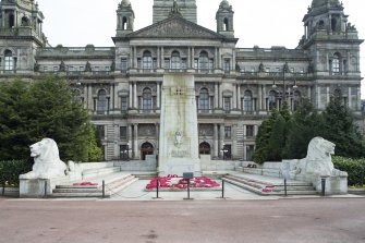 General view of Cenotaph taken from the west.